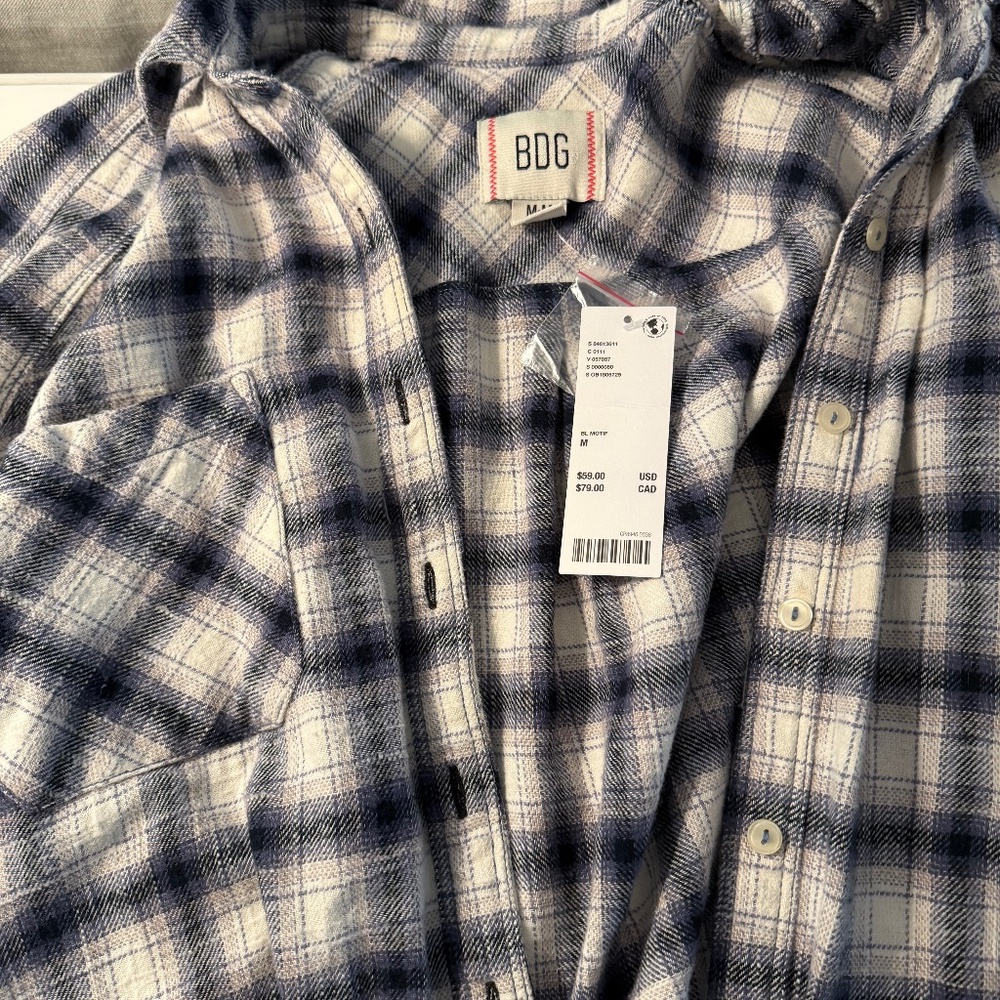 BGD  size M new with tag plaid top urban outfitters